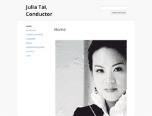 Tablet Screenshot of juliatai.com